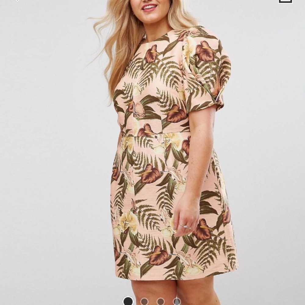 ASOS Curve tropical dress 20